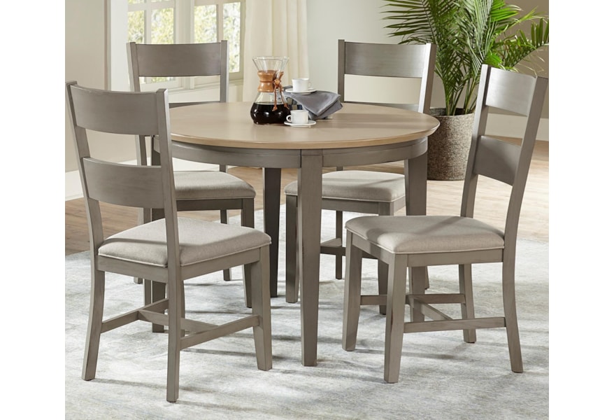 Progressive Furniture Toronto Transitional 5 Piece Table And Chair