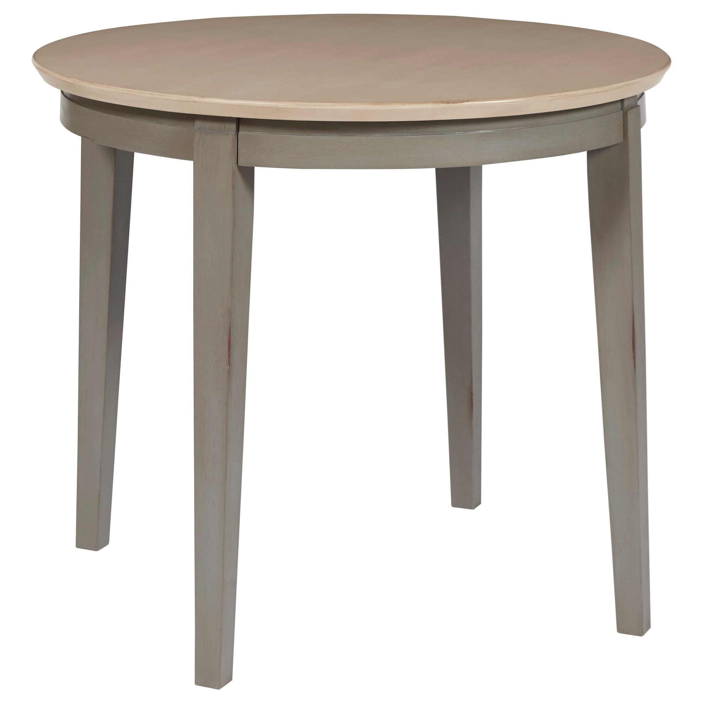 Progressive Furniture Toronto Transitional Dining Table With Round Table Top Lindy S Furniture Company Kitchen Tables
