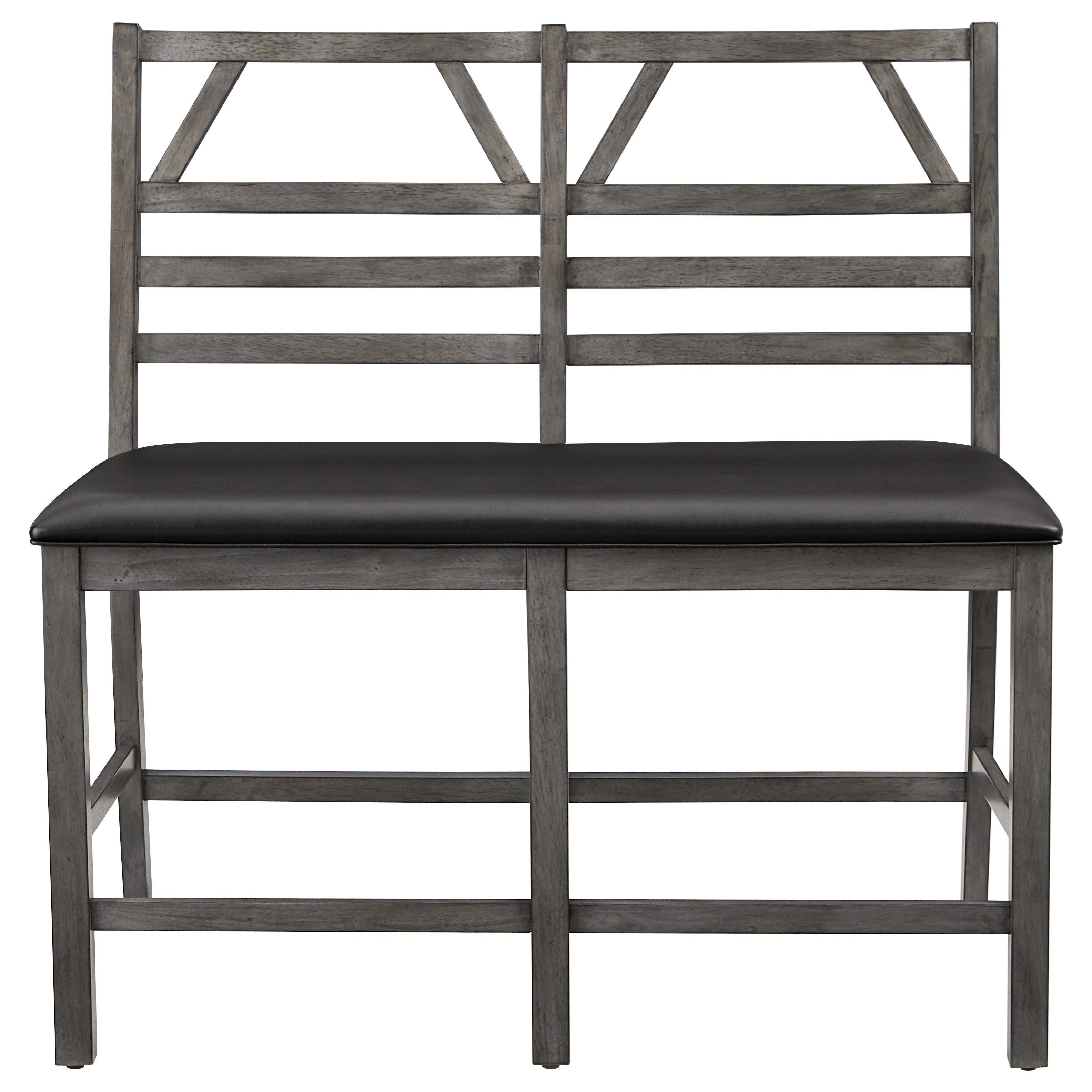 Progressive Furniture Trusses D898 70 Casual Contemporary Upholstered Counter Bench With Ladderback Dean Bosler S Dining Benches