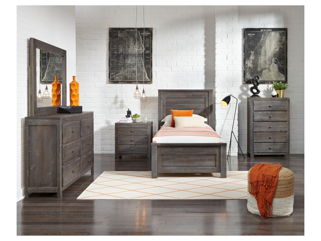Progressive Furniture Wheaton B622 25 23 50 43 4 Piece Twin
