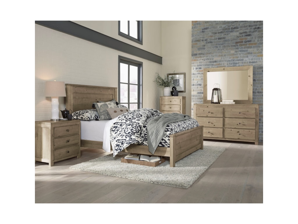 Progressive Furniture WheatonQueen Panel Bed