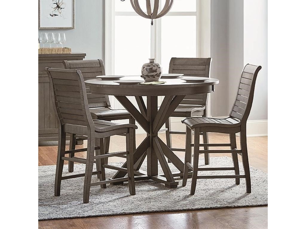 Progressive Furniture Willow Dining 5 Piece Round Counter Height Table Set Find Your Furniture Pub Table And Stool Sets Progressive Furniture Willow Dining 5 Piece Round Counter Height Table Set Find Your Furniture Pub Table And Stool Sets