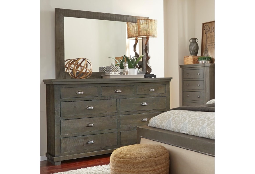 Progressive Furniture Willow P600 23 50 Distressed Pine Drawer