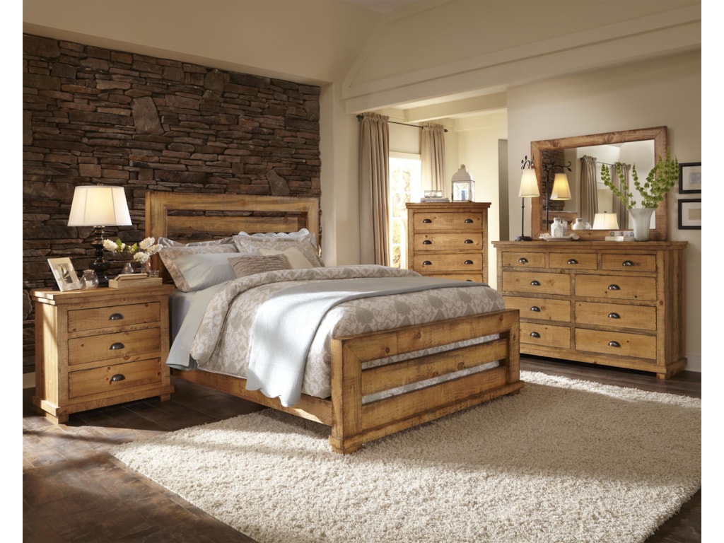 Progressive Furniture WillowKing Slat Bed