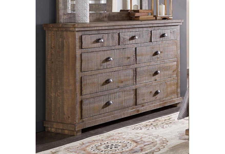 Progressive Furniture Willow P635 23 Distressed Pine Drawer