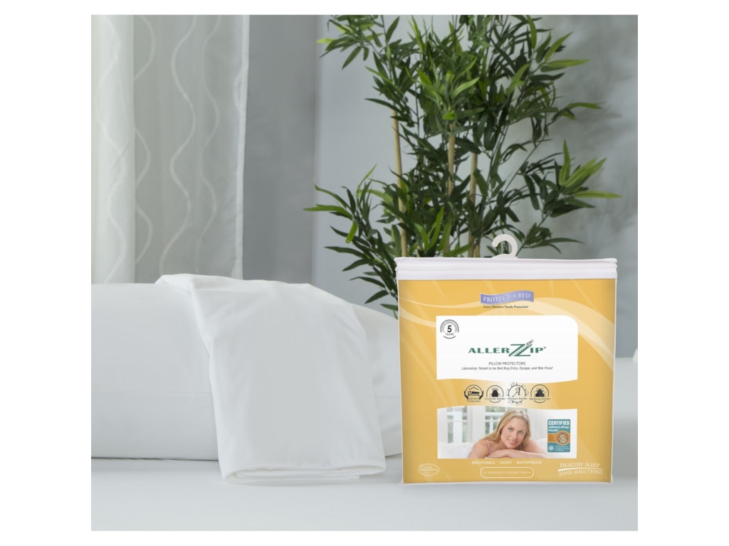 Protect A Bed Allerzip Smooth Pillow Protector King Size Allerzip
