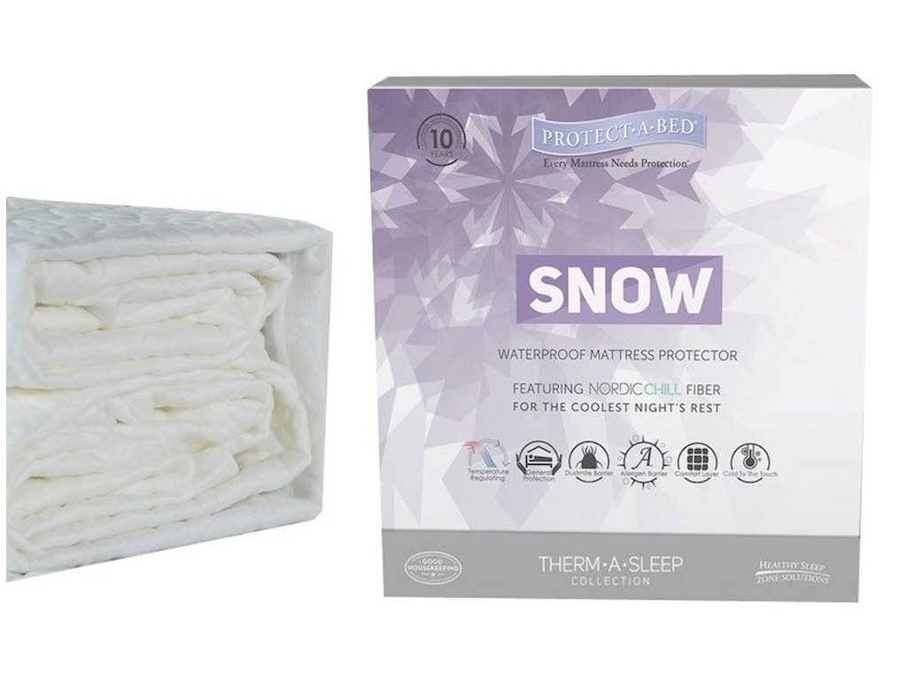 Protect A Bed Snow Cooling Mattress Protector Tss0197 Twin Extra Snow Cooling Mattress Protector Twin Extra Long Waterproof By Protect A Bed