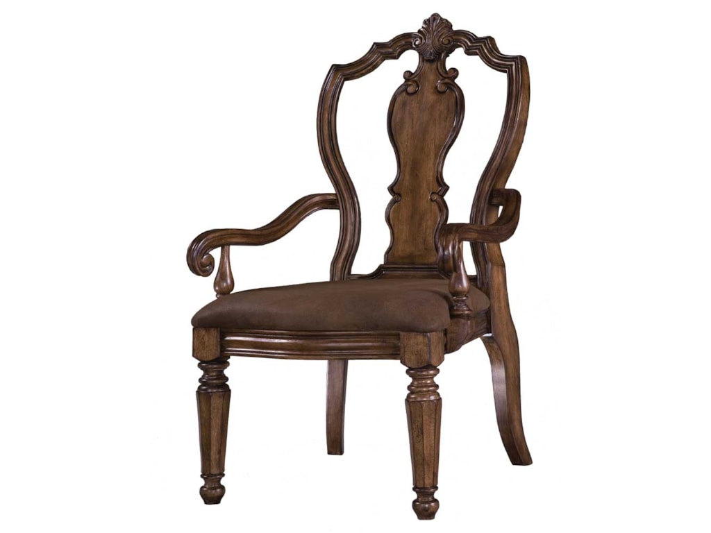 Pulaski Furniture San MateoCarved Back Arm Chair
