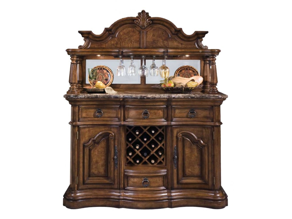 San Mateo Marble Top Sideboard With Wine Storage By Ski Furniture At Northeast Factory Direct San Mateo Marble Top Sideboard With Wine Storage By Ski Furniture At Northeast Factory Direct