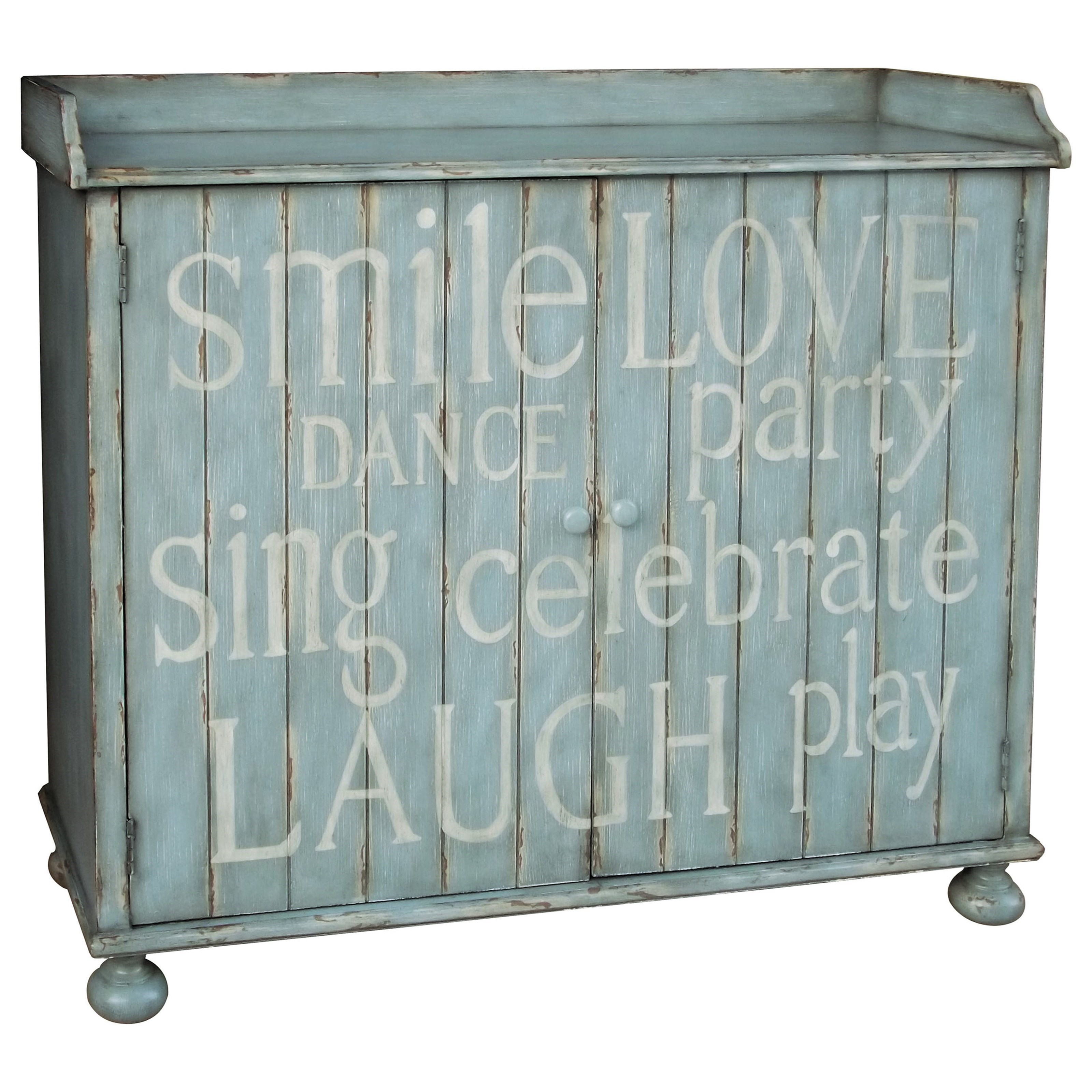 Pulaski Furniture Accents Justina Wine Cabinet With Plank Look