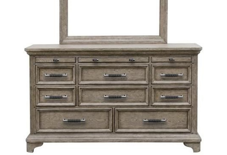Pulaski Furniture Bristol P152100 Traditional 11 Drawer Dresser