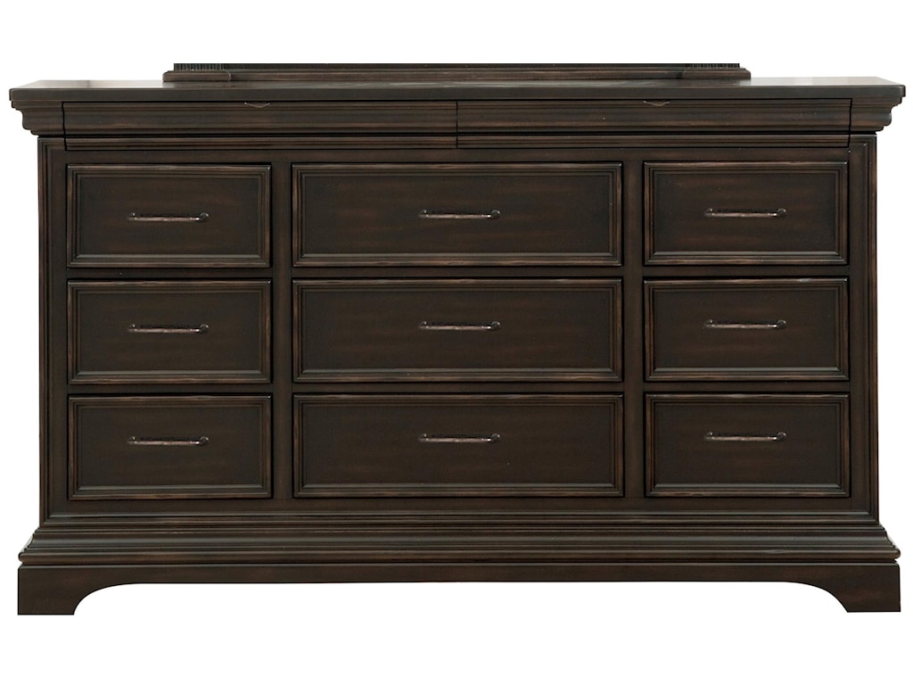 Pulaski Furniture Caldwell 11 Drawer Dresser With Jewelry Tray