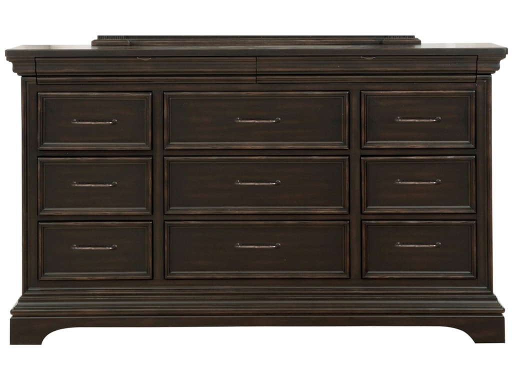 Pulaski Furniture Caldwell 11 Drawer Dresser With Jewelry Tray