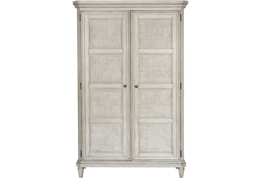 Pulaski Furniture Campbell Street Traditional 2 Drawer Armoire With Adjustable Shelves Story Lee Furniture Armoires