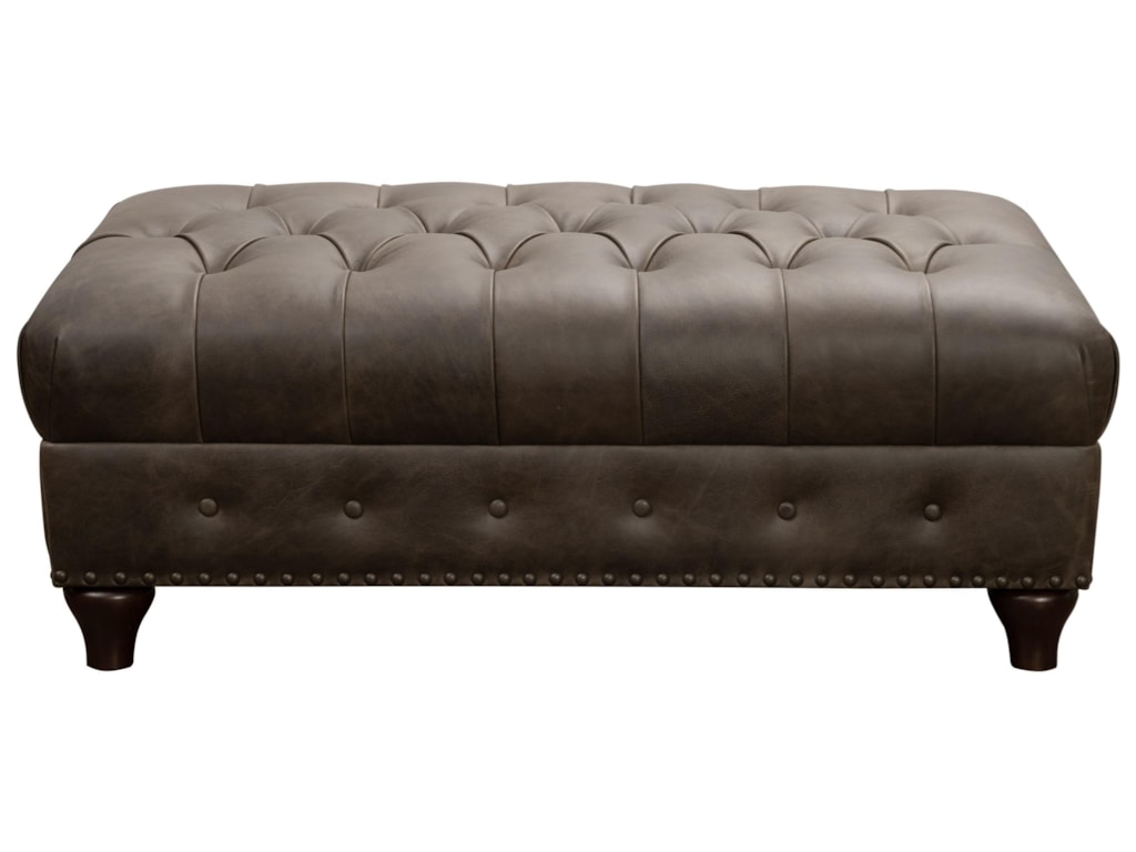 Pulaski Furniture Charlie Traditional Cocktail Ottoman With Button Tufting Wayside Furniture Ottomans