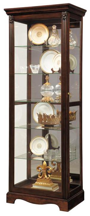 Pulaski Furniture Curios Lit Curio W Mirror Backing Westrich