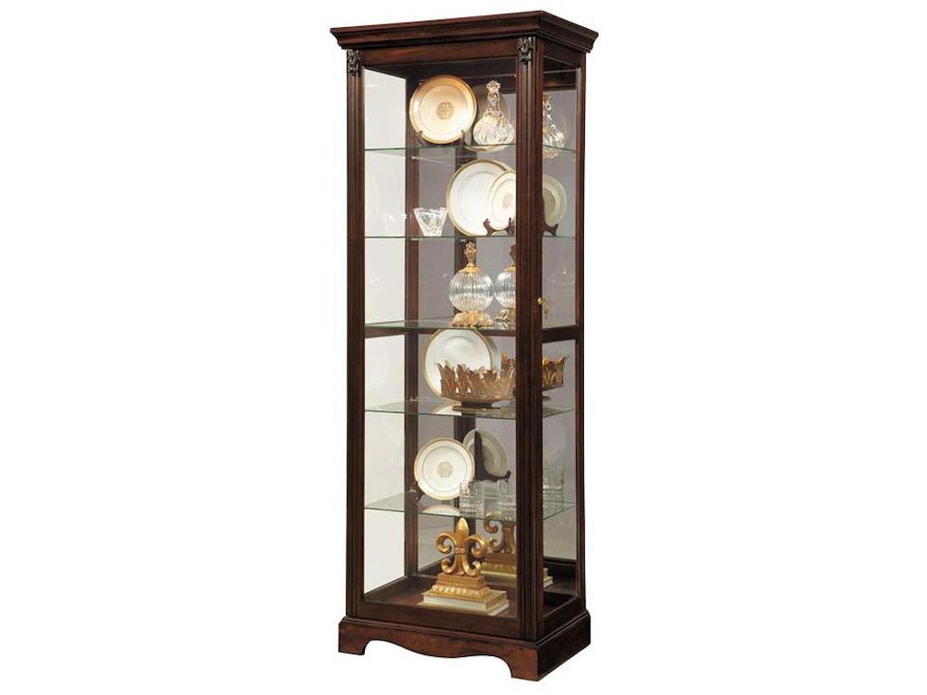 Pulaski Furniture Curios Lit Curio W Mirror Backing Westrich