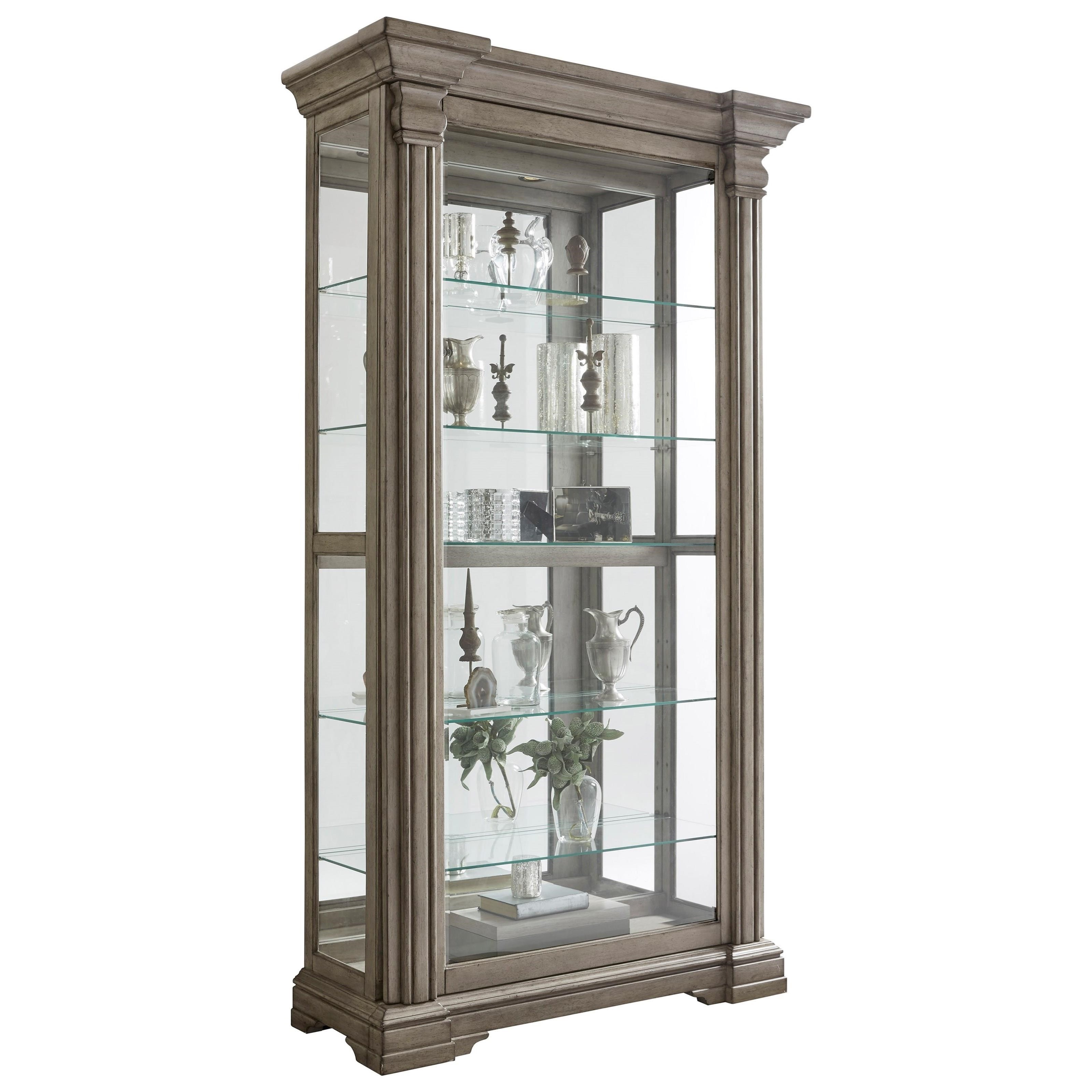 Pulaski Furniture Curios Traditional Sliding Door Curio With