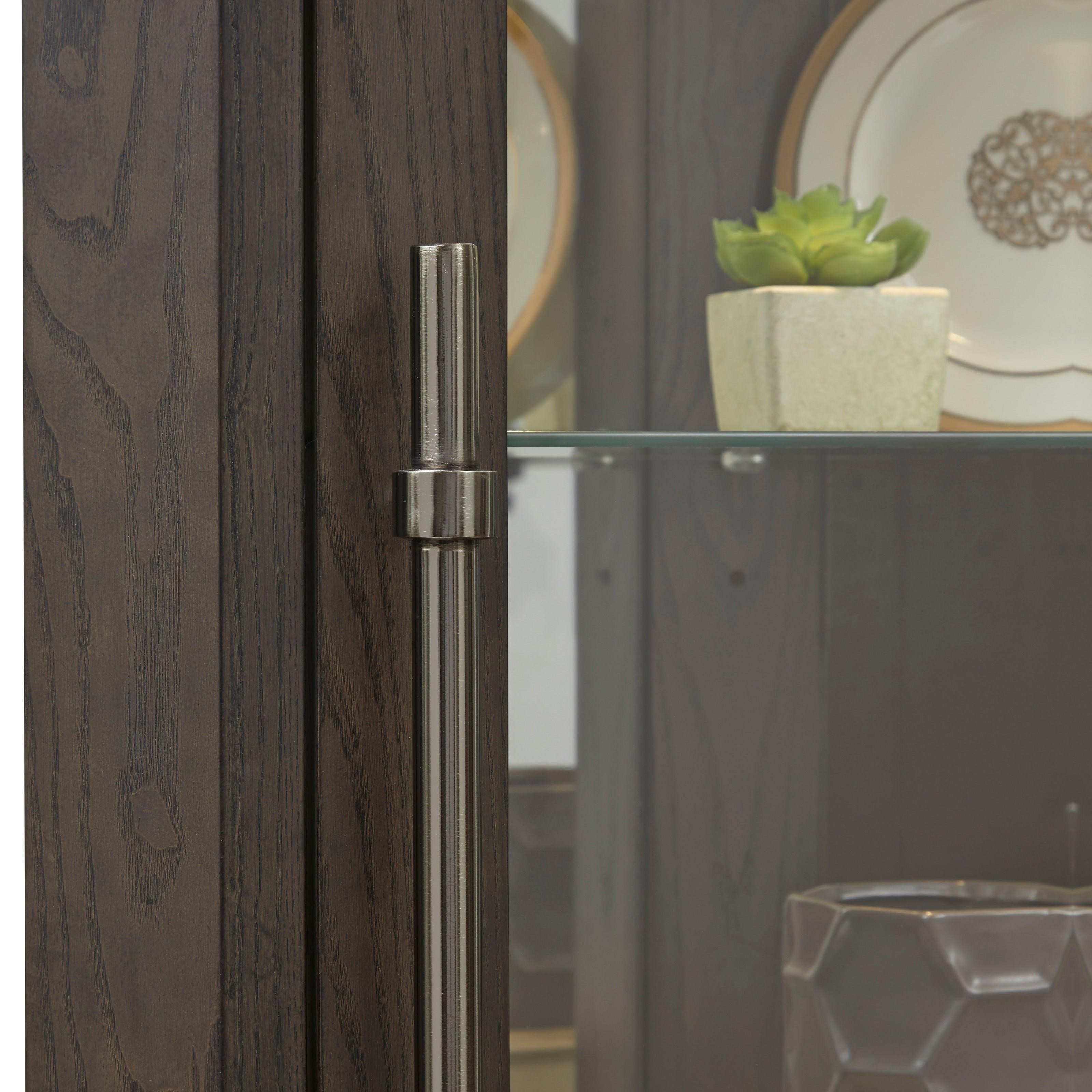 Pulaski Furniture Curios Corner Curio With Led Lighting Howell Furniture Curio Cabinets