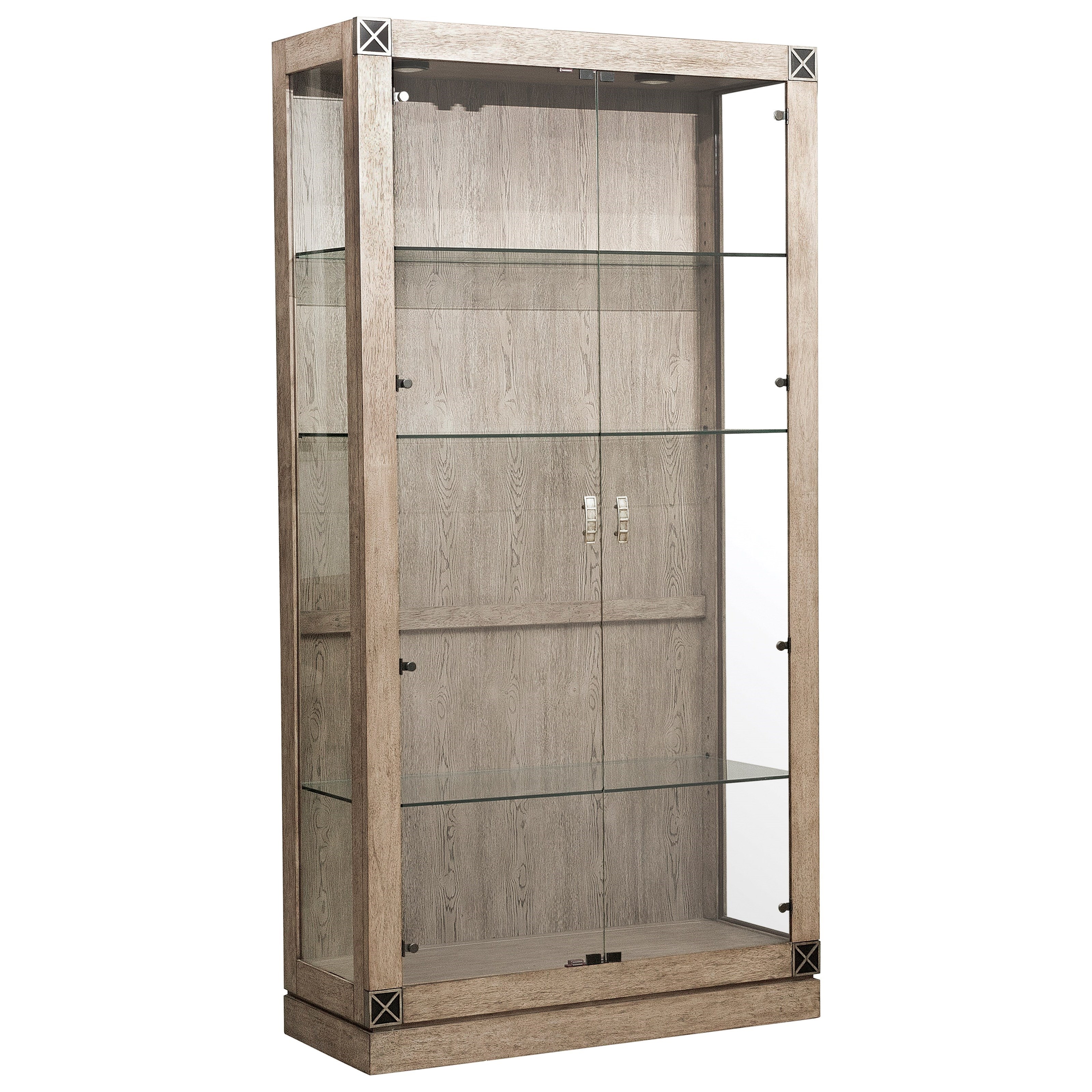 Pulaski Furniture Documentary Contemporary Glass China Cabinet