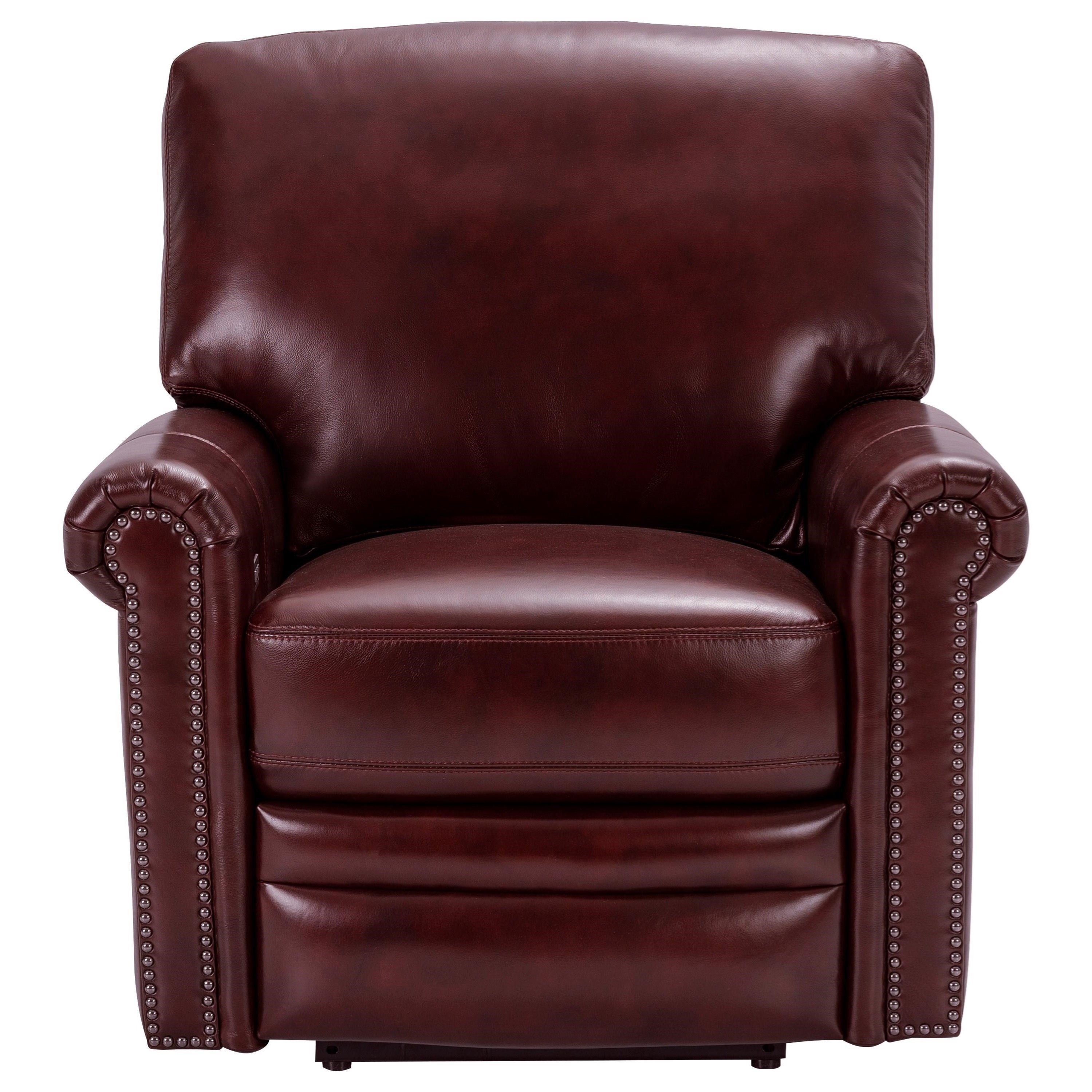 pulaski furniture leather power glider recliner