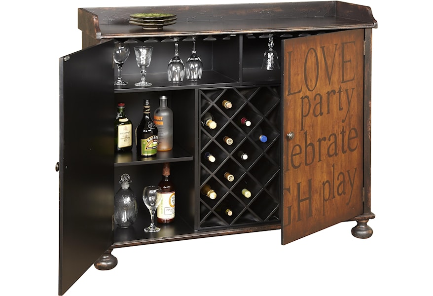 Accentrics Home Bars And Bar Storage Tanner Wine Cabinet Lindy S