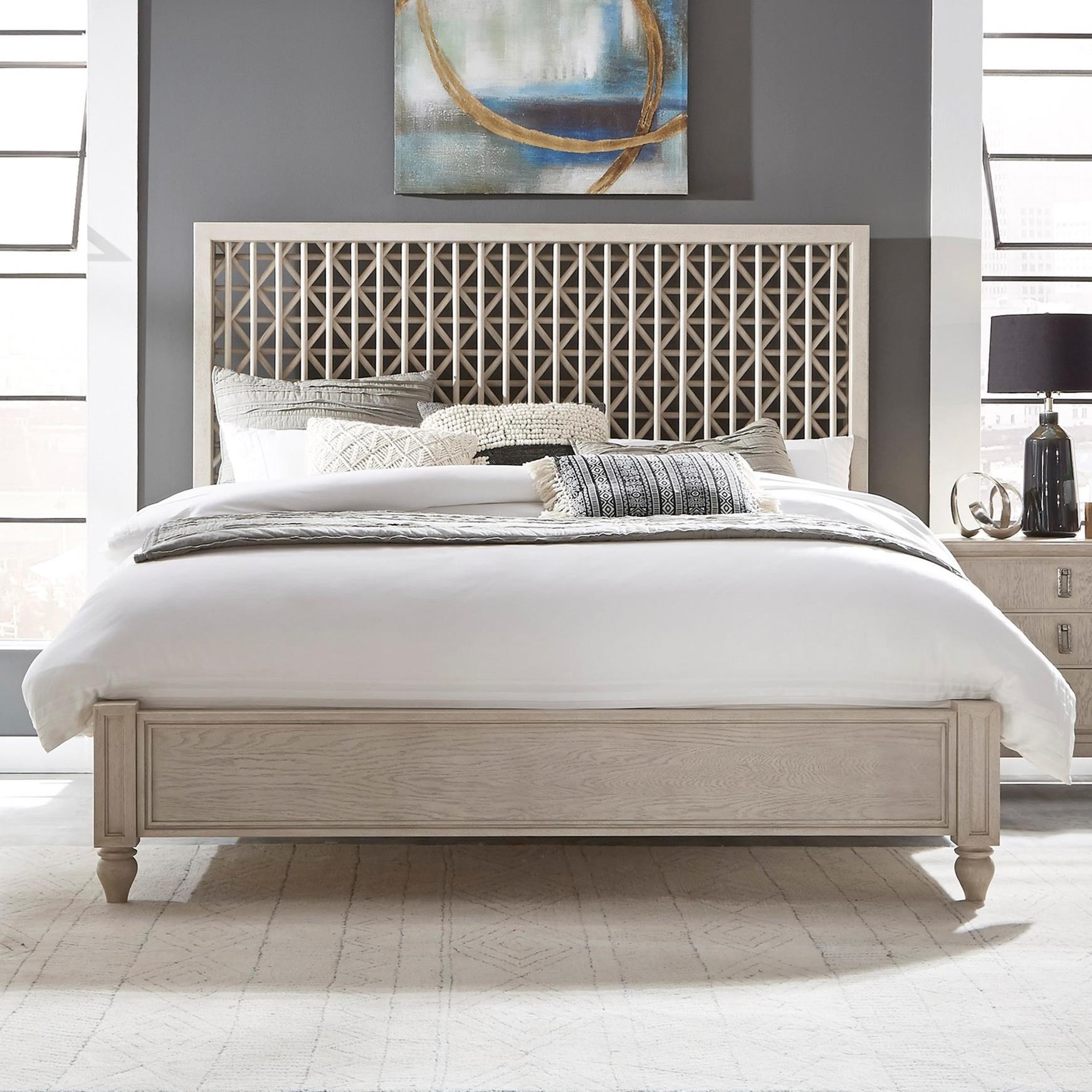 Pulaski Furniture Meyers Park Transitional King Low Profile Bed
