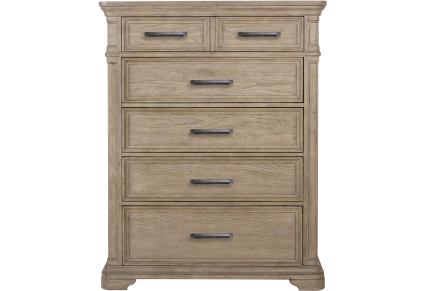 Pulaski Furniture Monterey P112124 Traditional 6 Drawer Chest With
