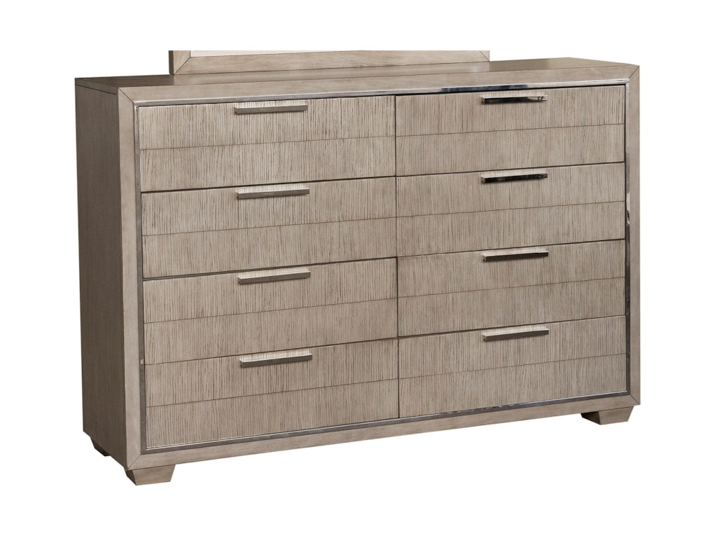 Pulaski Furniture Newport Contemporary 8 Drawer Tall Dresser
