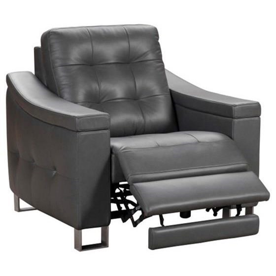 pulaski furniture leather power glider recliner