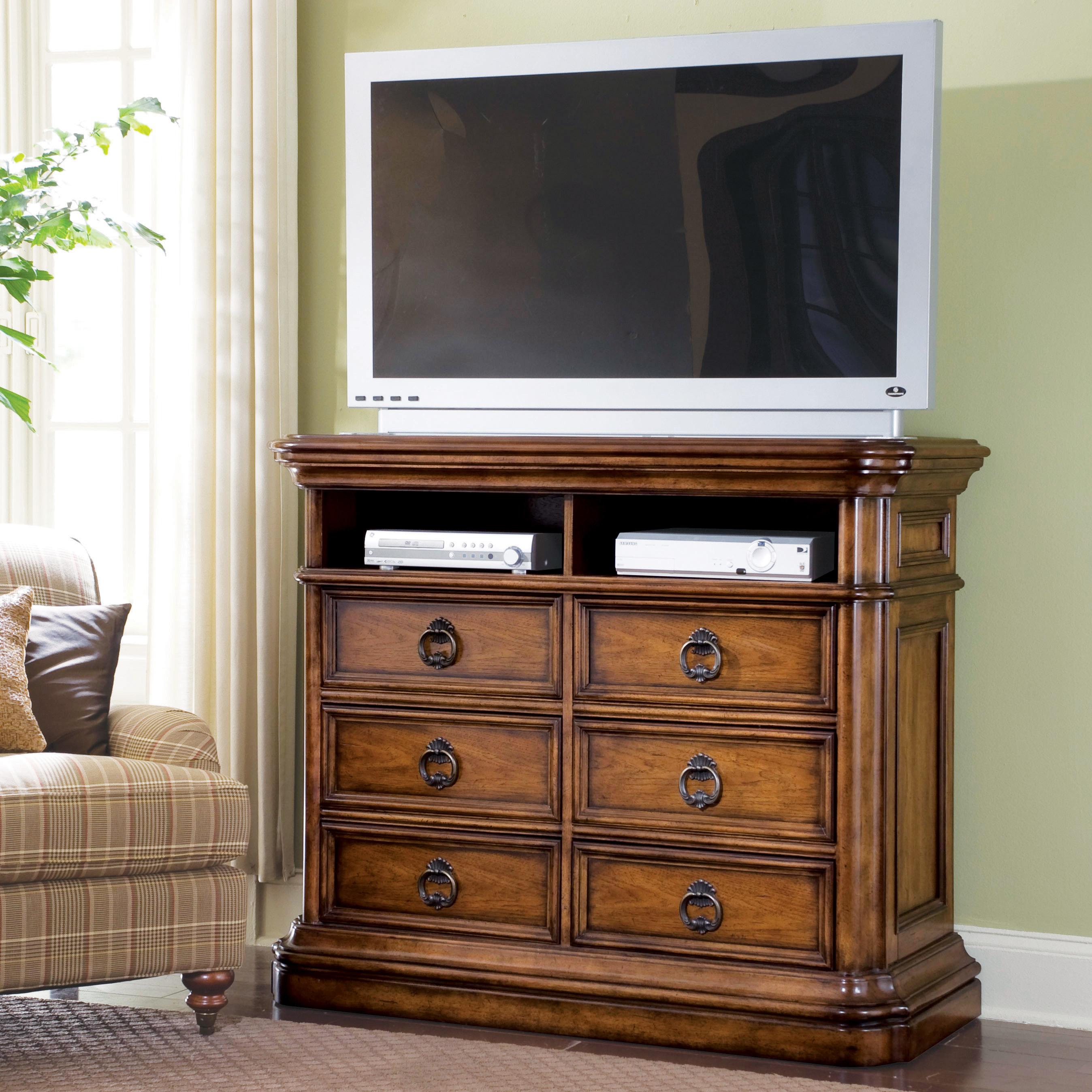 Pulaski Furniture San Mateo 662145 Media Chest With Drawers Dunk Bright Furniture Media Chests