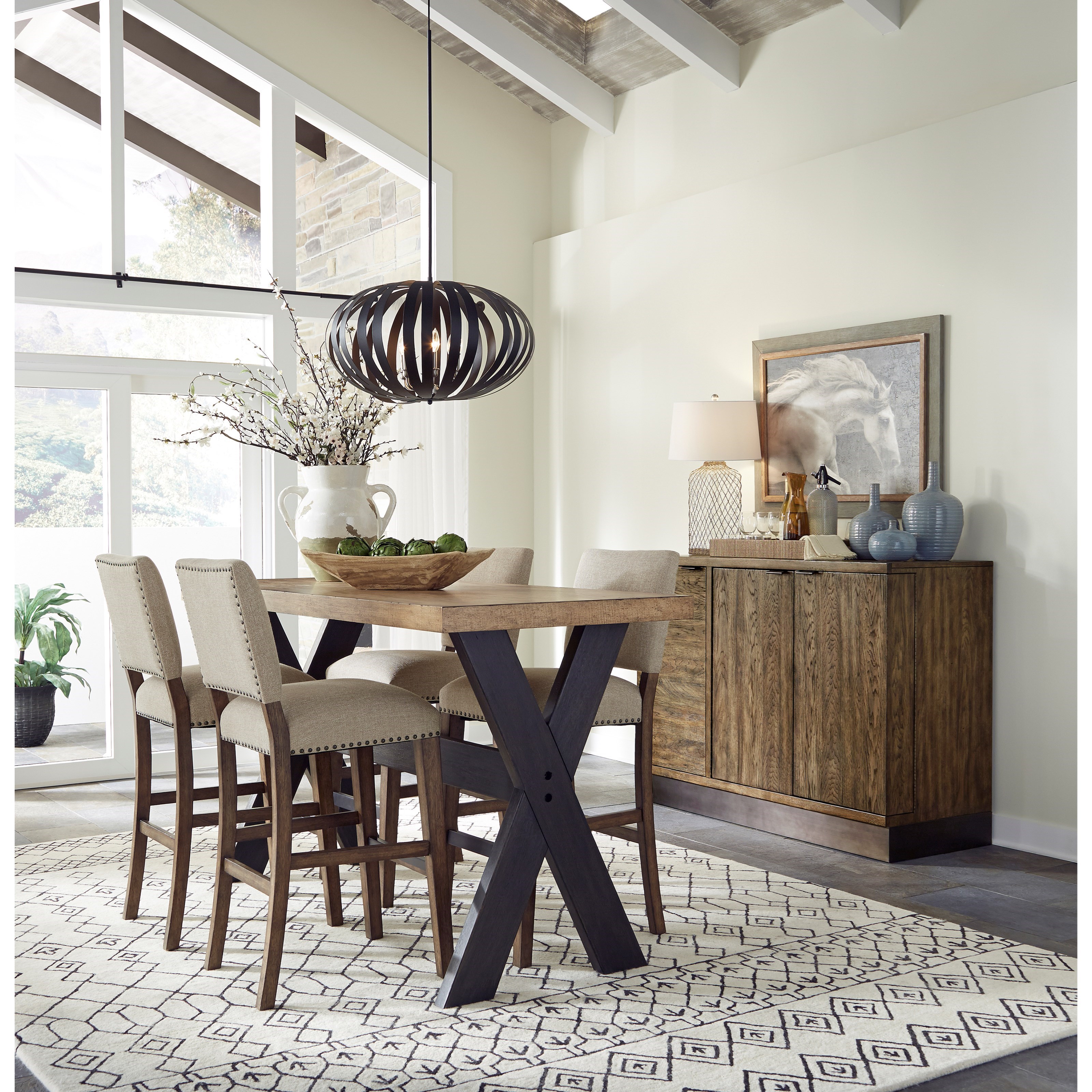 Pulaski Furniture The Art Of Dining Rustic Bar Height Table