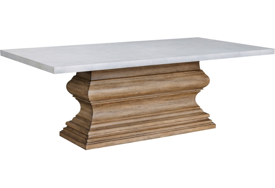 Ski Furniture The Art Of Dining Rectangular Pedestal Base Art Of Dining Rectangular Pedestal Base