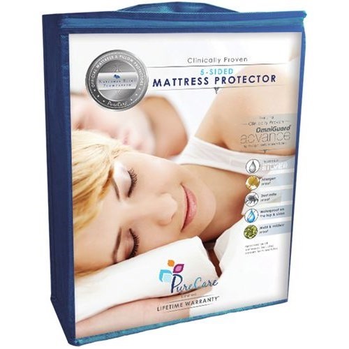 Purecare 5 Sided Mattress Protector Twin Extra Long 5 Sided