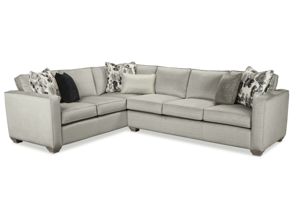 Rachael Ray Home By Craftmaster R7727 Two Piece Sectional Sofa With Rachael Ray Home By Craftmaster R7727 Two Piece Sectional Sofa With Laf Return