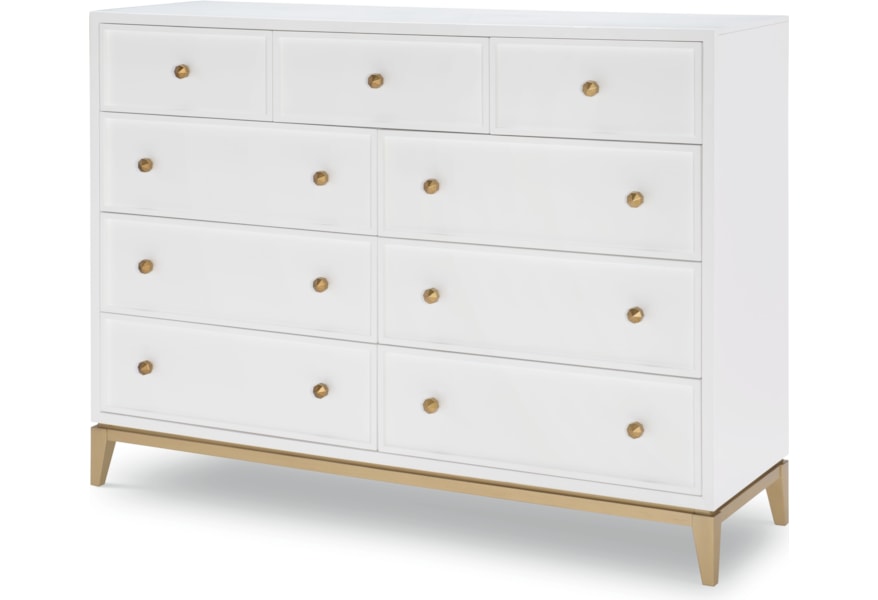 Rachael Ray Home By Legacy Classic Chelsea 9 Drawer Bureau With