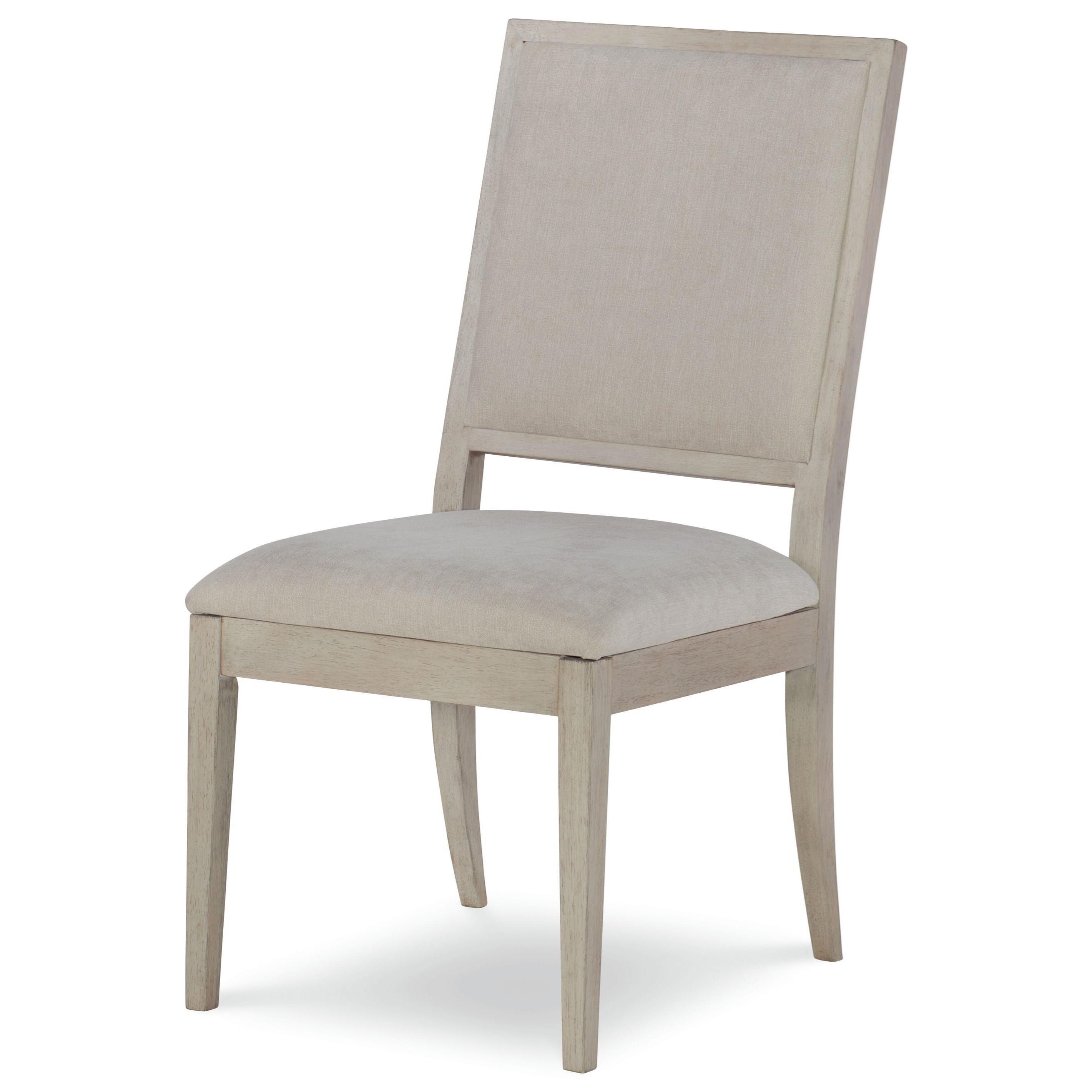 Upholstered Side Chair  With Circle Detail