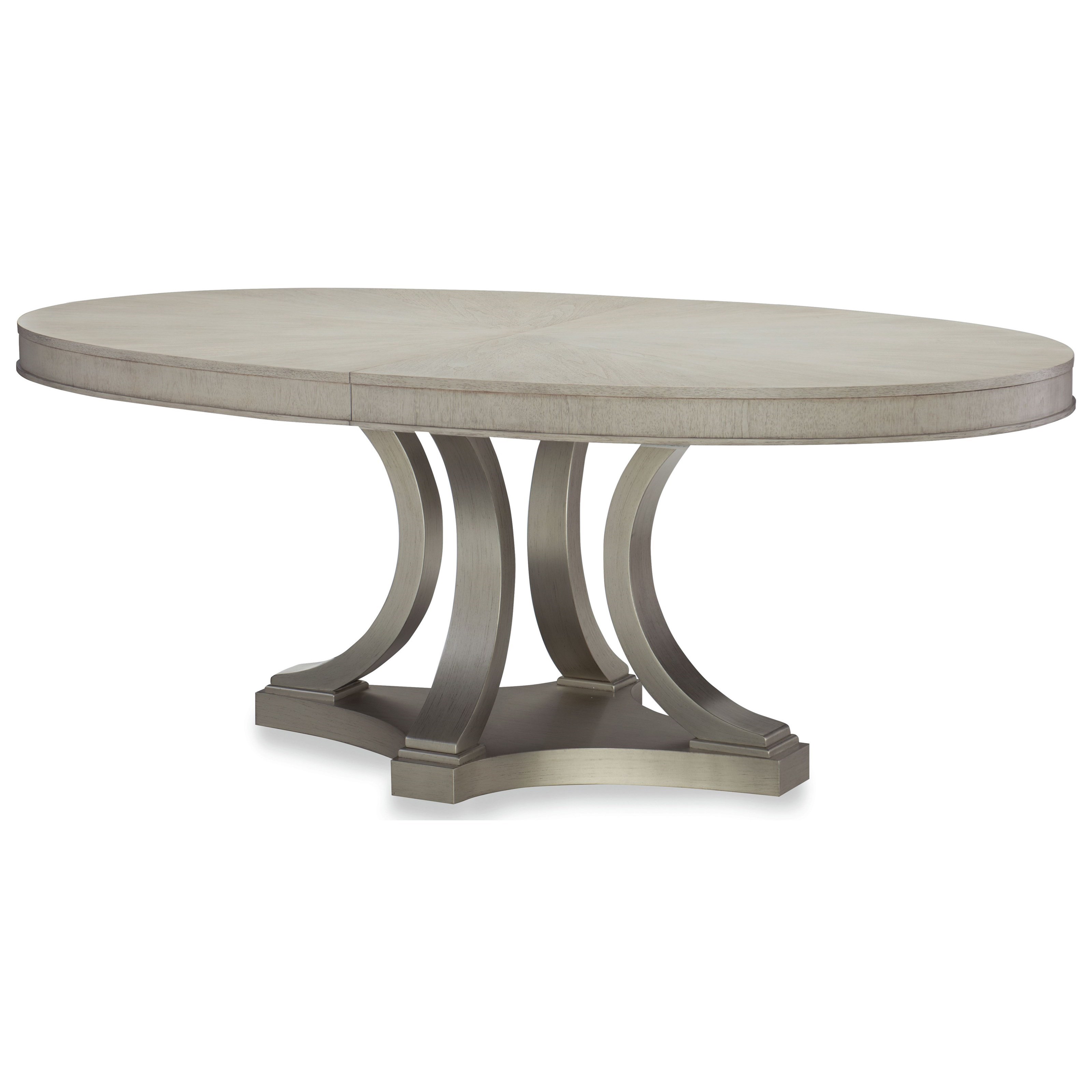 Oval Single Pedestal Dining Table