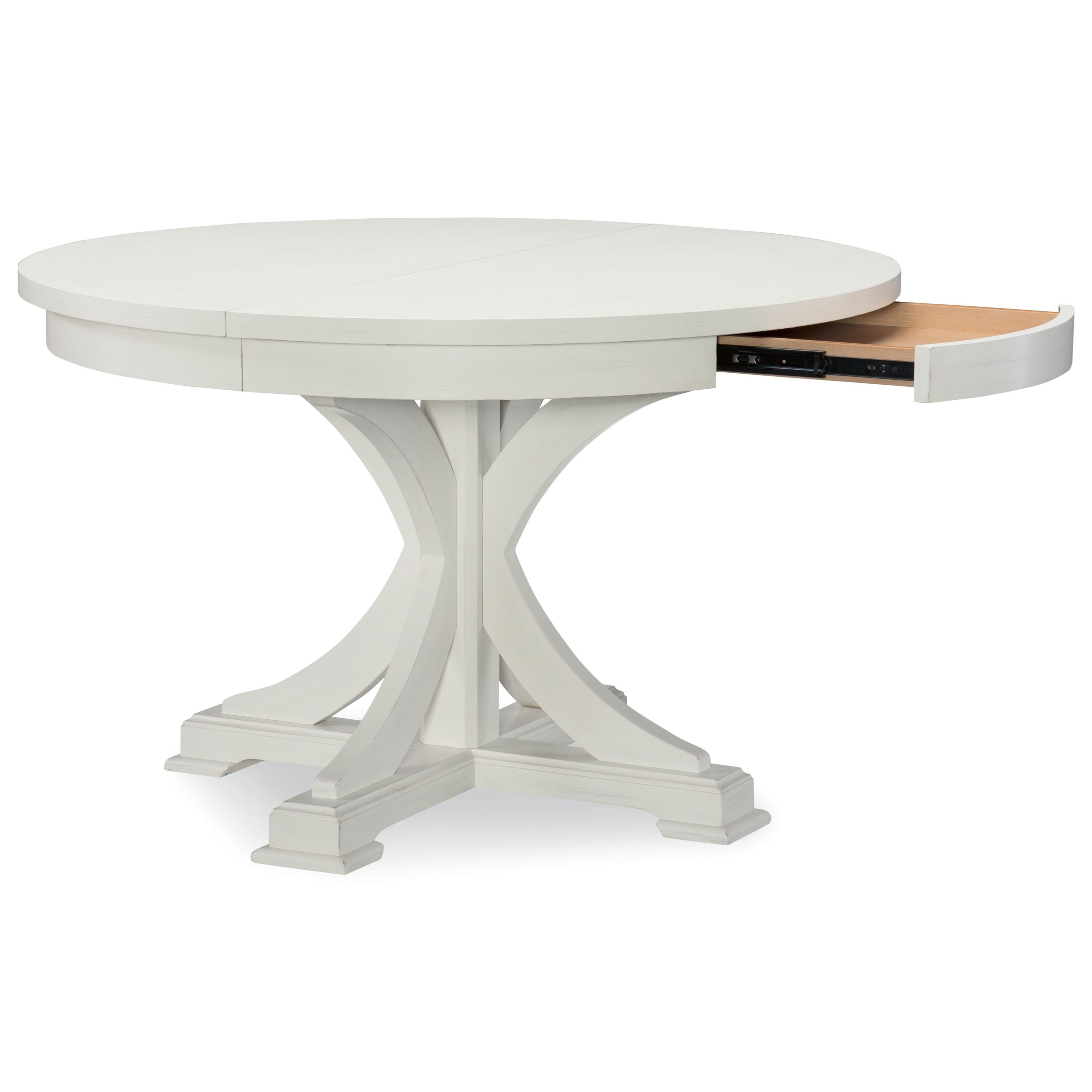 Rachael Ray Home By Legacy Classic Everyday Dining Round To Oval Pedestal Table Stoney Creek Furniture Dining Tables