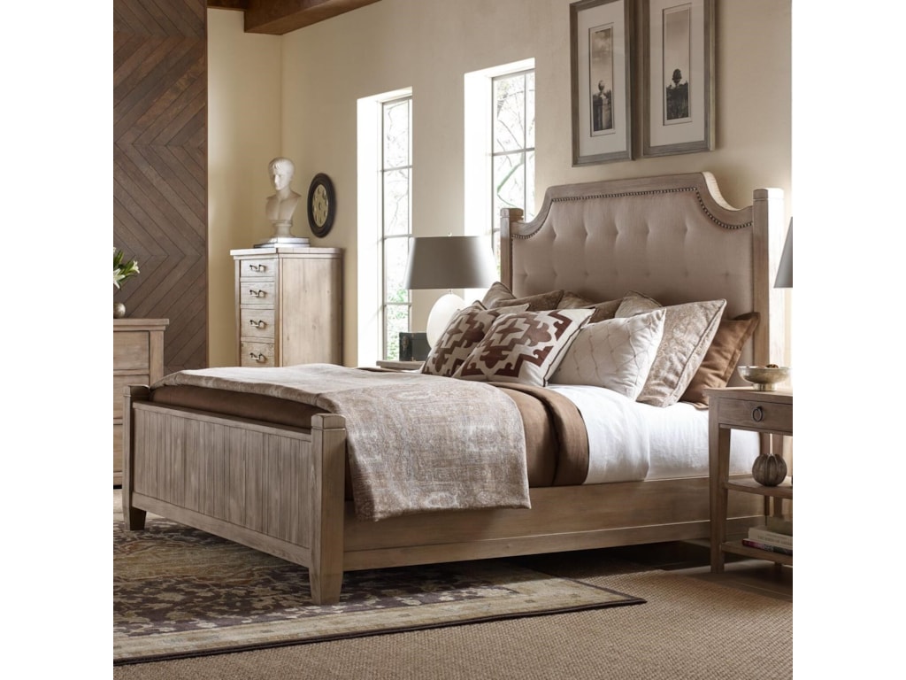 Rachael Ray Home by Legacy Classic Monteverdi Queen Upholstered Low Post Bed