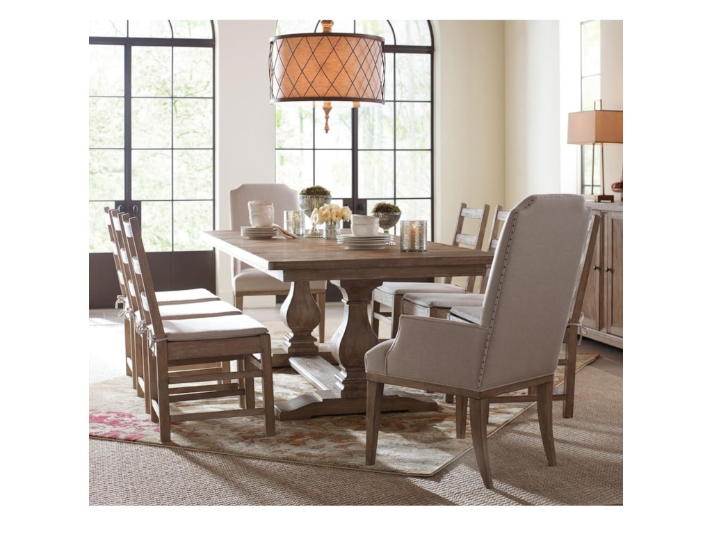 Rachael ray home by legacy classic monteverdi 9 piece rectangular table set