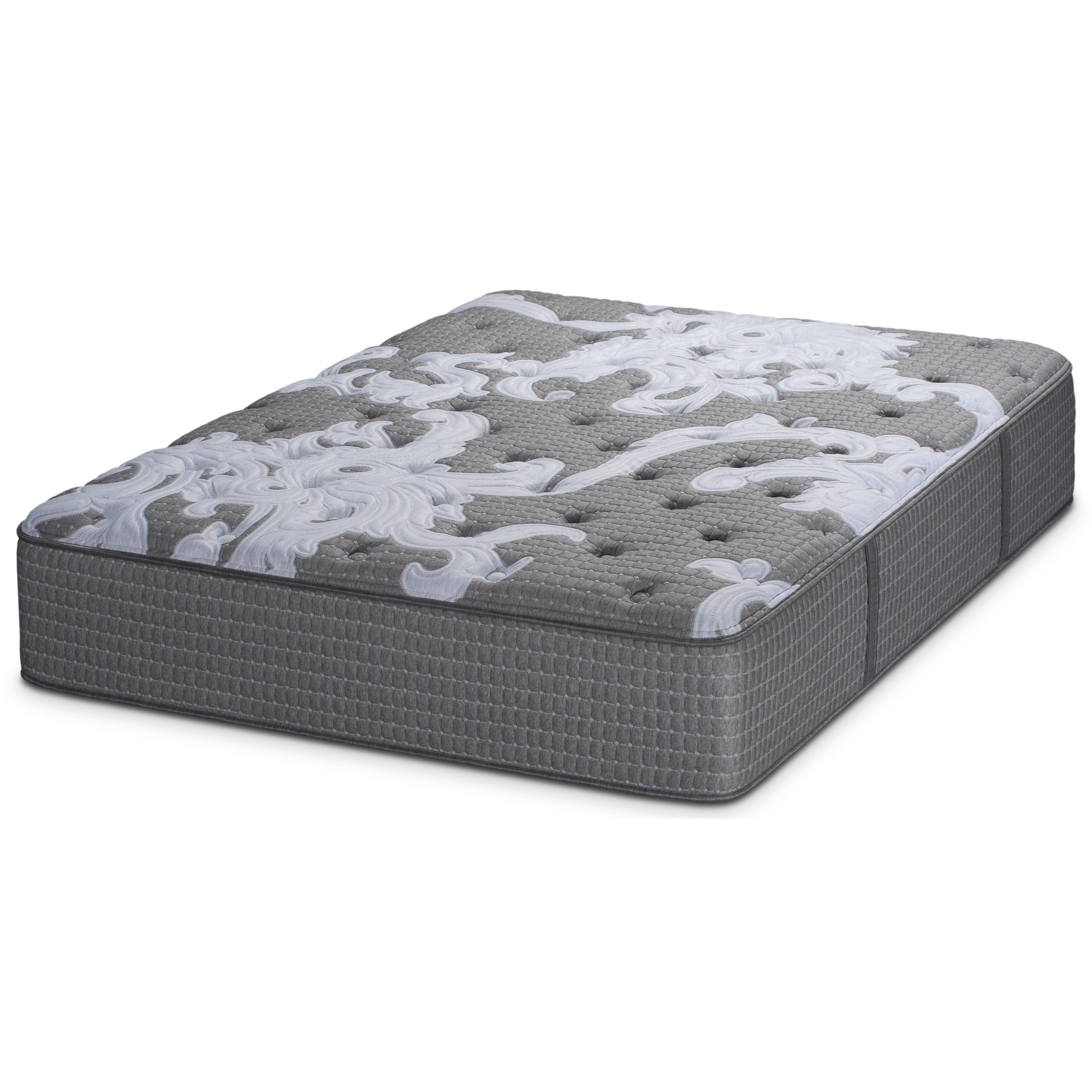 Restonic Beginning Plush 7000082 Q Queen Plush Pocketed Coil Mattress Dunk Bright Furniture Mattresses