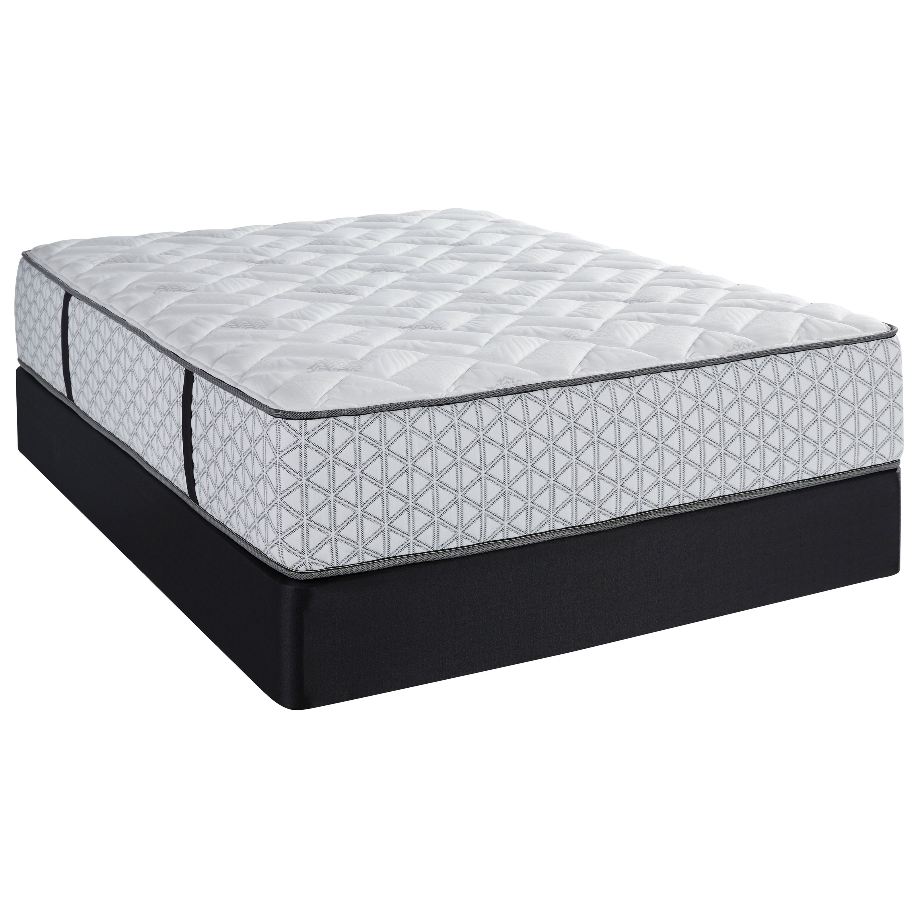 Restonic Cc Dublin Firm Twin Extra Long 14 Firm Pocketed Coil Mattress And Comfort Care Low Profile Foundation H L Stephens Mattress And Box Spring Sets