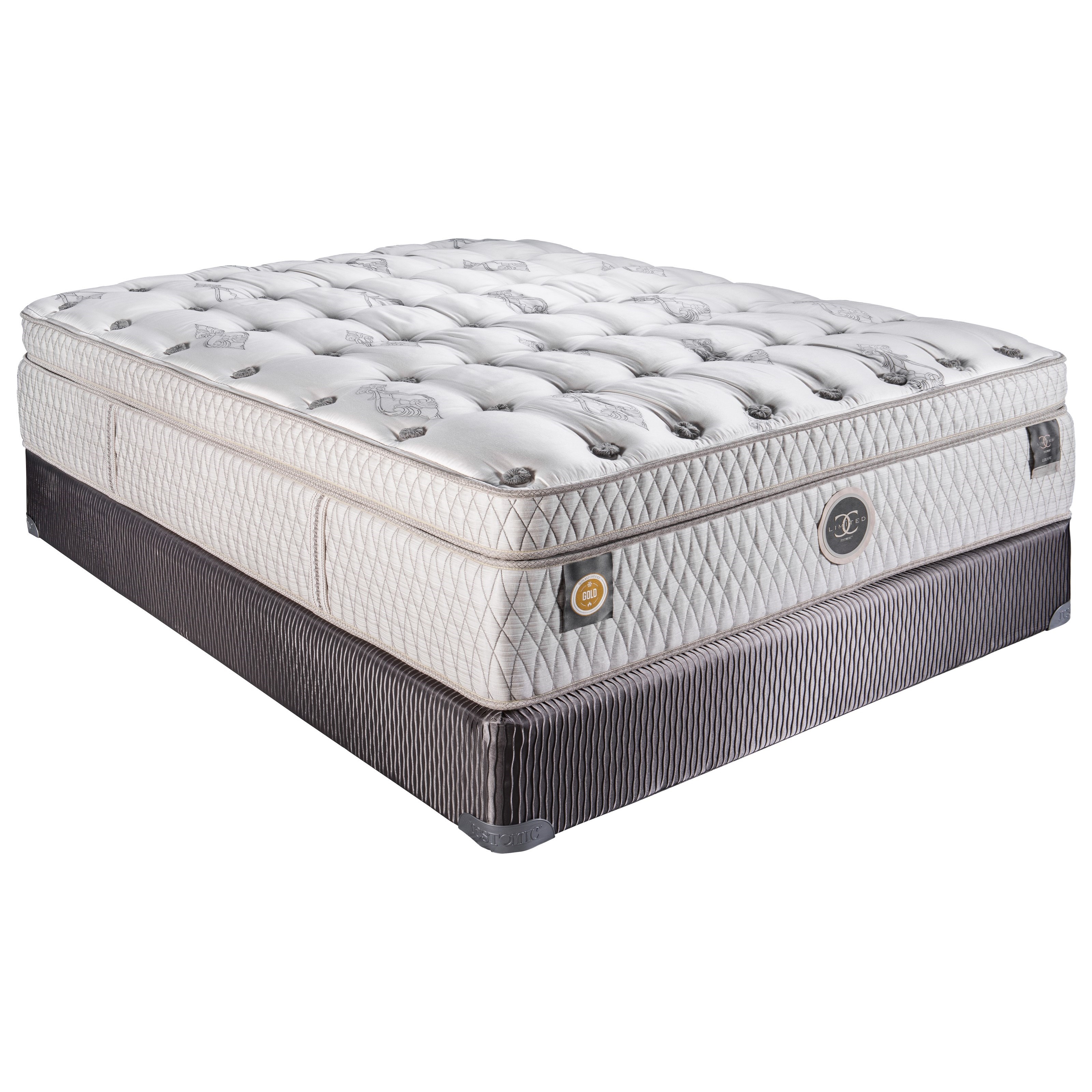 Restonic Cc Limited Louvre Box Top Firm Queen 16 1 2 Firm Box Top