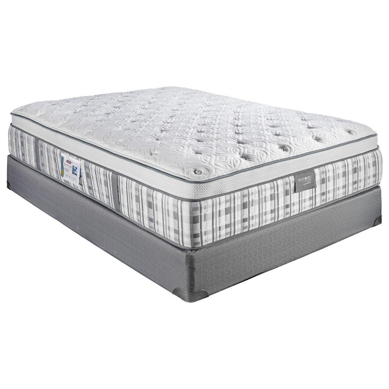 Top Mattress Restonic Euro Top Mattress
