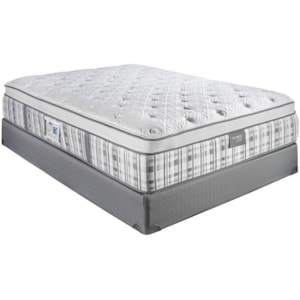 Restonic Cc Signature Diamond Jubilee Ii Queen 15 Plush Euro Top Mattress And Comfort Care Foundation H L Stephens Matt Mattress And Box Spring