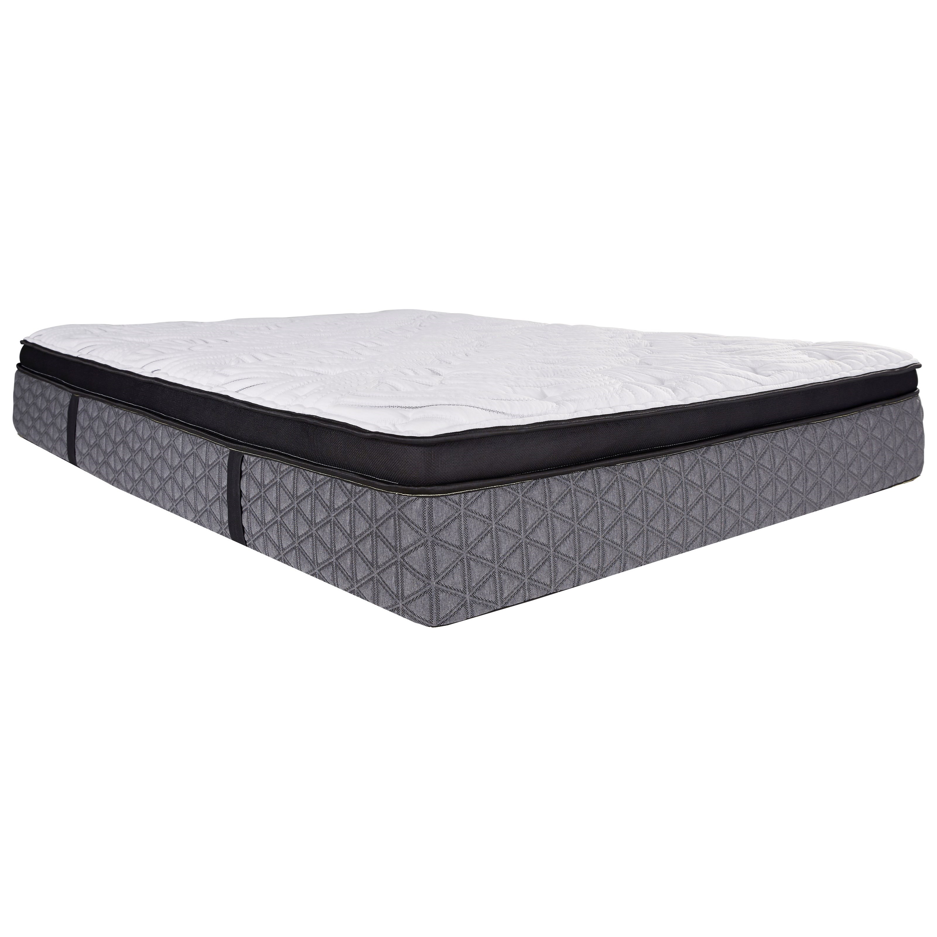 Restonic Cherub Ept King Euro Pillow Top Pocketed Coil Mattress