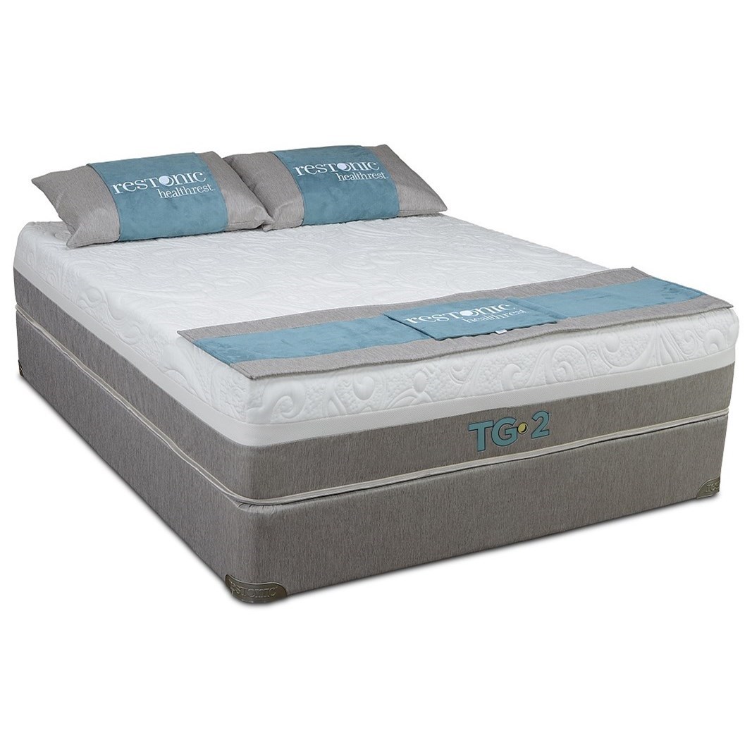 Restonic Health Rest Awaken King Latex Mattress And Healthrest 9