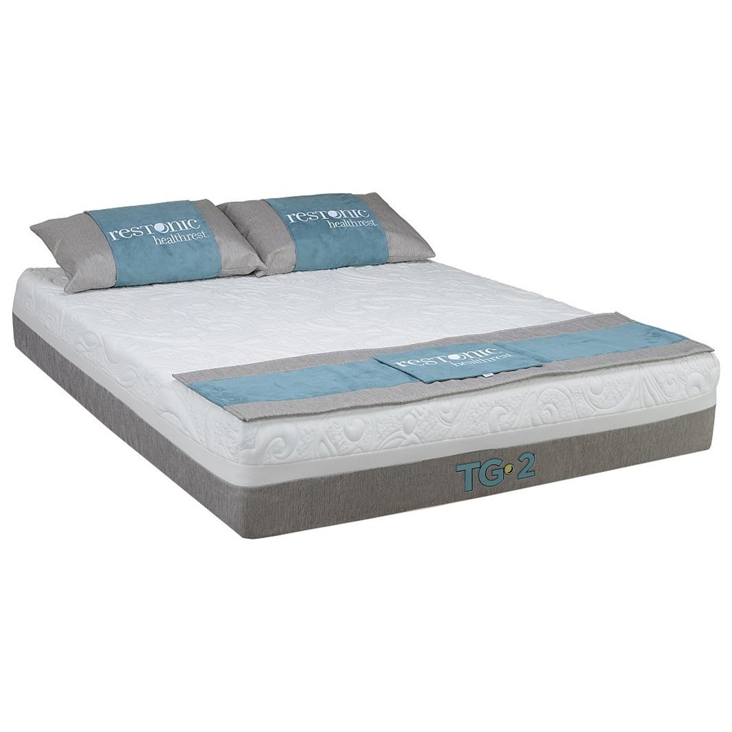 Restonic Health Rest Enliven King Memory Foam Mattress H L