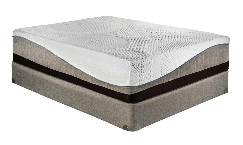 Restonic Dijon Queen 14 Plush Gel Memory Foam Mattress And